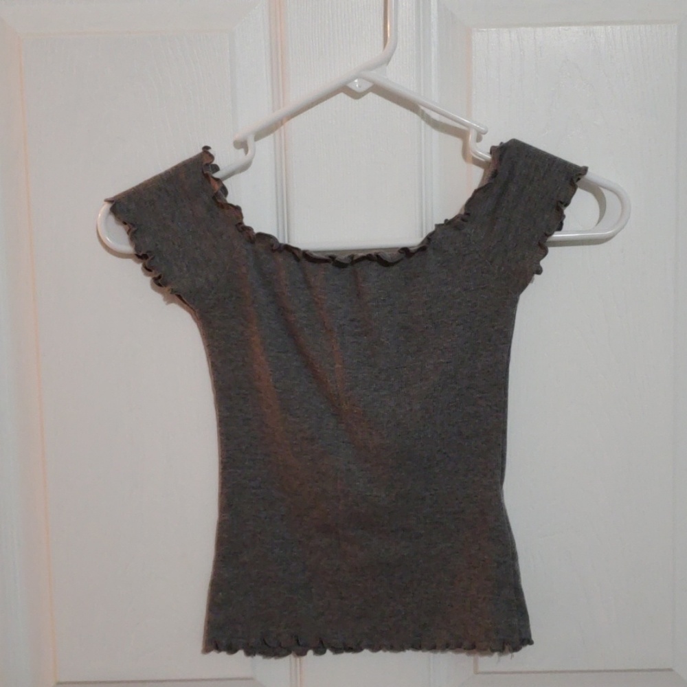 Off the shoulder crop top